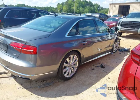2015 Audi A8 L 3.0T from USA, damaged, VIN WAU3GAFDXFN040846